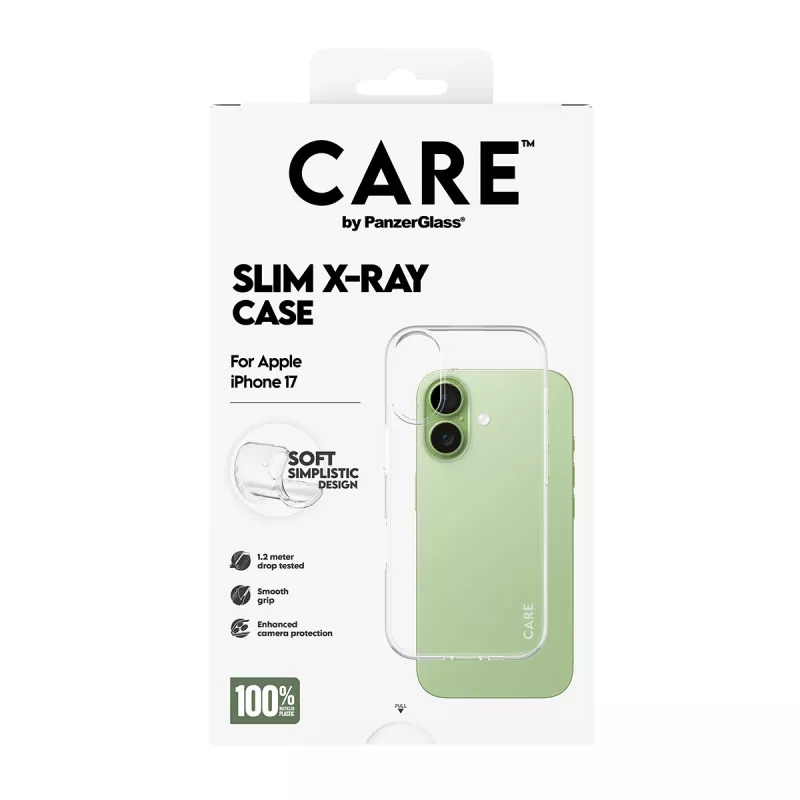 Phone cover PanzerGlass Fashionable Case Transparent X-Ray Soft Basic for iPhone 17