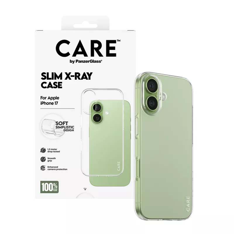 Phone cover PanzerGlass Fashionable Case Transparent X-Ray Soft Basic for iPhone 17