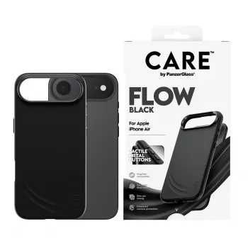 Protective cover PanzerGlass CARE™ Flow Case Black with MagSafe for iPhone Air