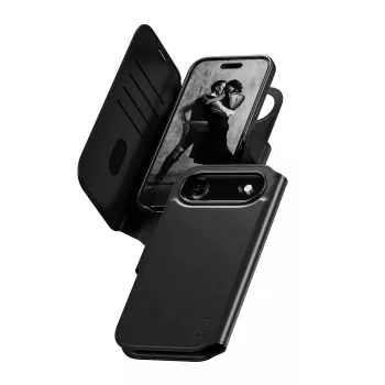 Wallet Cover Case PanzerGlass CARE Tango 2-in-1 with MagSafe for iPhone Air — Black