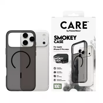 PanzerGlass CARE™ by ® Urban Explorer Case Smokey w. Black MagSafe iPhone 17 Pro Max