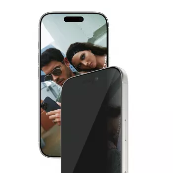 PanzerGlass SAFE. by ® 2-Way Privacy Screen Protector iPhone 17 Pro | Ultra-Wide Fit w. EasyAligner