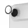 Camera lens protector PanzerGlass Hoops for iPhone Air — tempered glass & silicone, transparent, 1 pcs