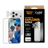 Screen protection bundle PanzerGlass CARE 3-in-1 Flagship Explorer for iPhone 17 Pro — tempered glass, PET, silicone, transparent