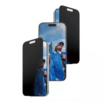 Privacy Screen Protector PanzerGlass for iPhone 17 / iPhone 16 Pro — Ultra-Wide Fit, Tempered Glass + PET, FASTFIT