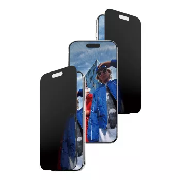 Screen protector PanzerGlass Privacy for iPhone Air — tempered glass, ultra-wide fit, privacy filter, FASTFIT