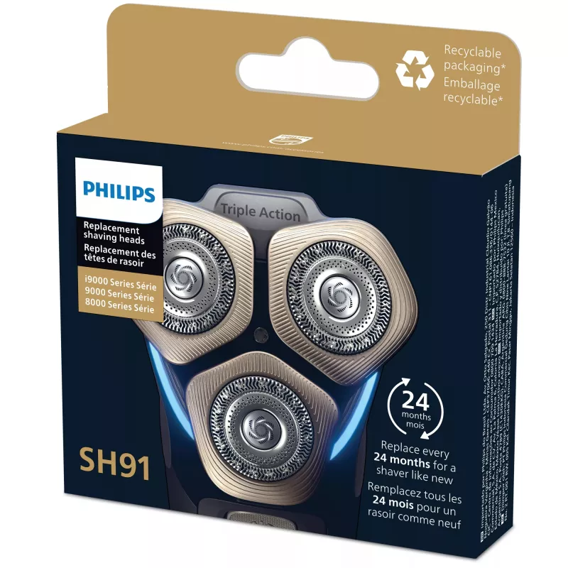 Philips SHAVER Series 9000 SH91 SH91/50 Replacement electric shaver heads
