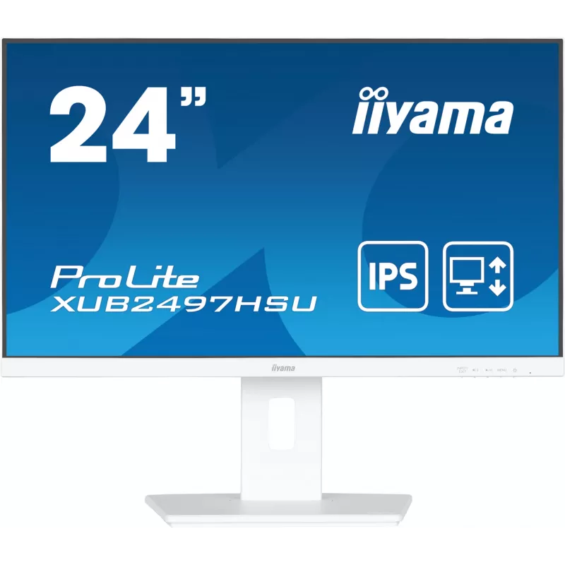 iiyama ProLite XUB2497HSU-W2 computer monitor 60.5 cm (23.8 inch) 1920 x 1080 pixels Full HD LED White