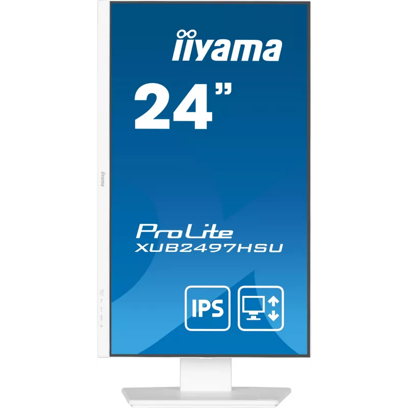 iiyama ProLite XUB2497HSU-W2 computer monitor 60.5 cm (23.8 inch) 1920 x 1080 pixels Full HD LED White