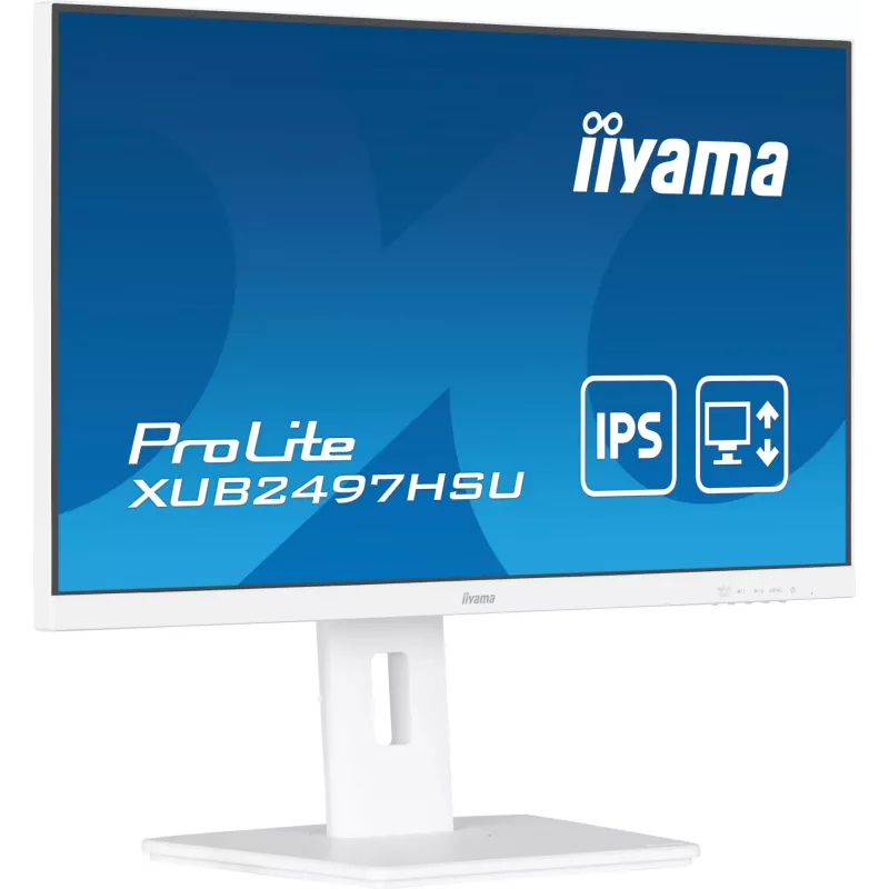 iiyama ProLite XUB2497HSU-W2 computer monitor 60.5 cm (23.8 inch) 1920 x 1080 pixels Full HD LED White