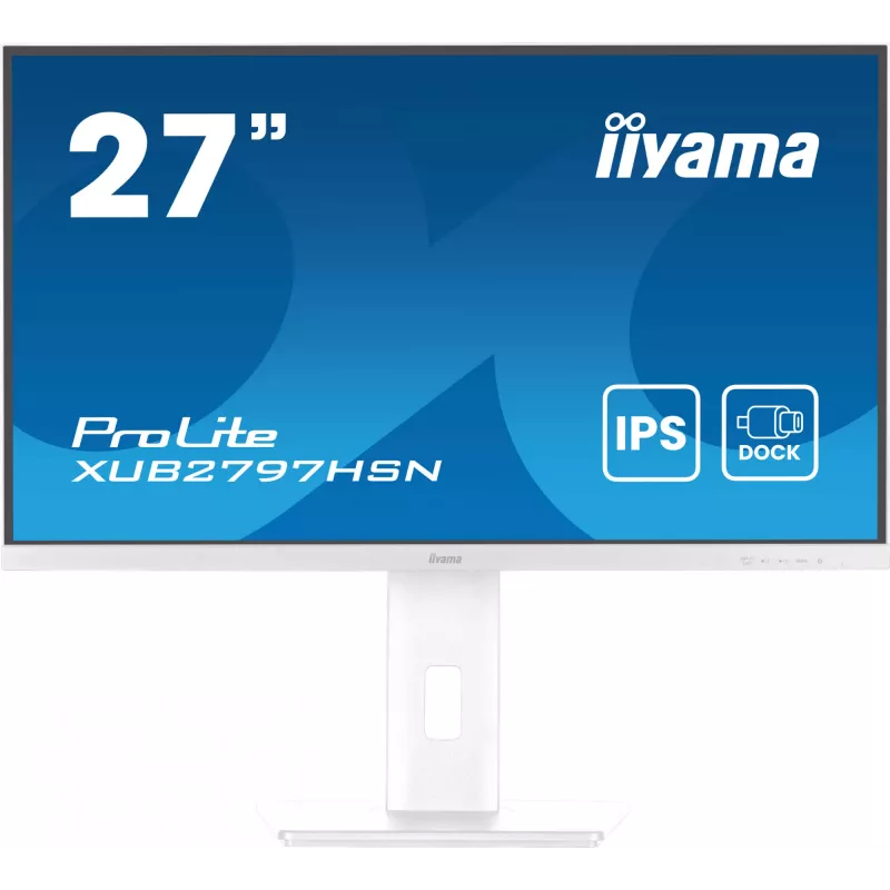 iiyama ProLite XUB2797HSN-W2 computer monitor 68.6 cm (27 inch) 1920 x 1080 pixels Full HD LED White