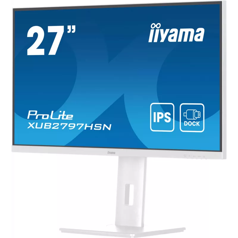 iiyama ProLite XUB2797HSN-W2 computer monitor 68.6 cm (27 inch) 1920 x 1080 pixels Full HD LED White