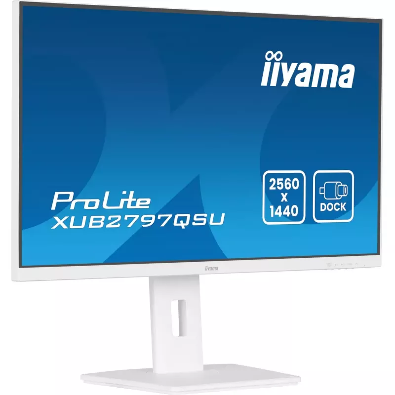iiyama ProLite XUB2797QSU-W2 computer monitor 68.6 cm (27 inch) 2560 x 1440 pixels Quad HD LED White