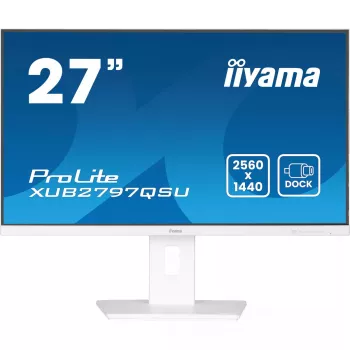 iiyama ProLite XUB2797QSU-W2 computer monitor 68.6 cm (27 inch) 2560 x 1440 pixels Quad HD LED White