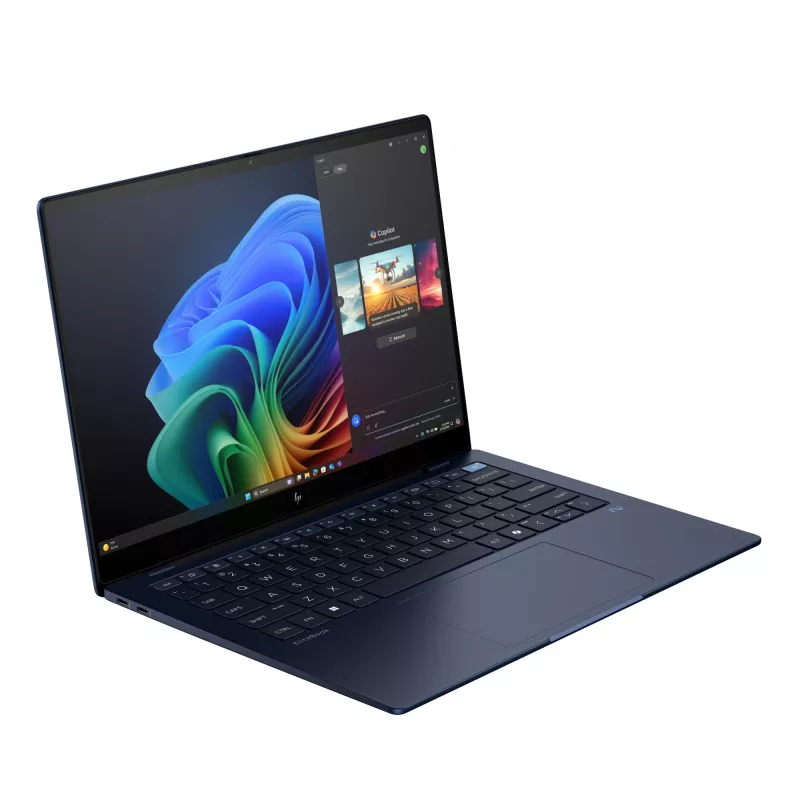 HP EliteBook Ultra G1q AI PC Copilot+ PC Snapdragon X1E-78-100 Laptop 35.6 cm (14 inch) Touchscreen 2.2K 16 GB LPDDR5x-SDRAM 1 TB SSD Wi-Fi 6E (802.11ax) Windows 11 Pro Blue
