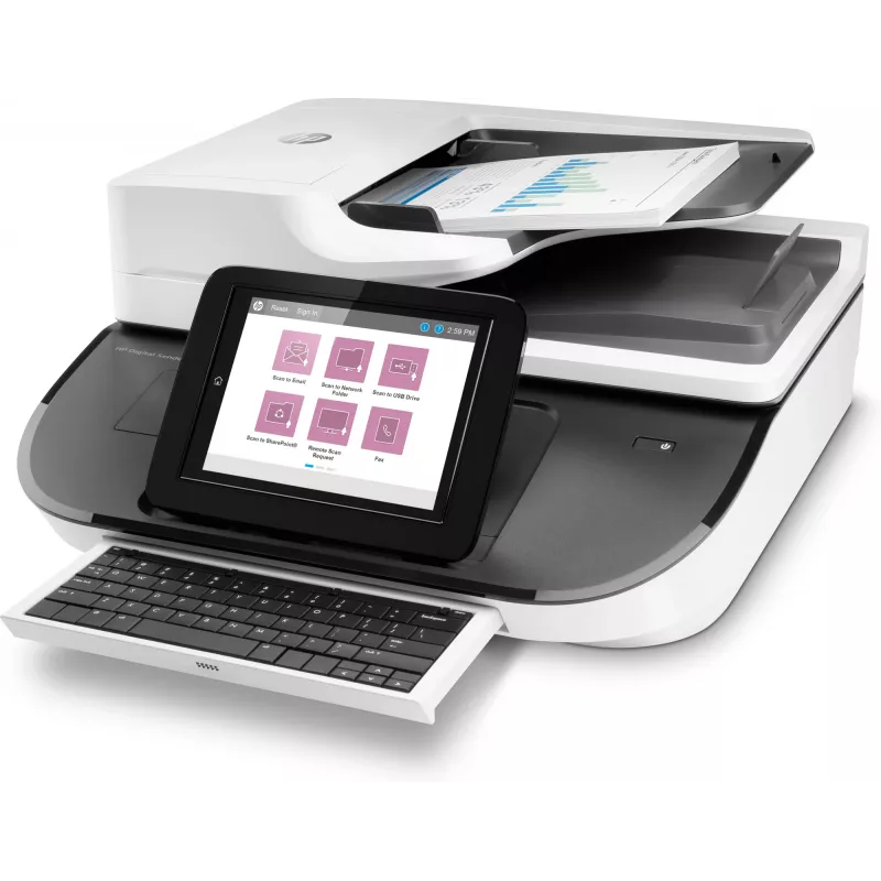 HP Flow 8500 fn2 Flatbed & ADF scanner 600 x 600 DPI