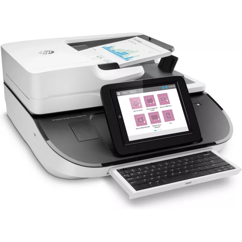 HP Flow 8500 fn2 Flatbed & ADF scanner 600 x 600 DPI
