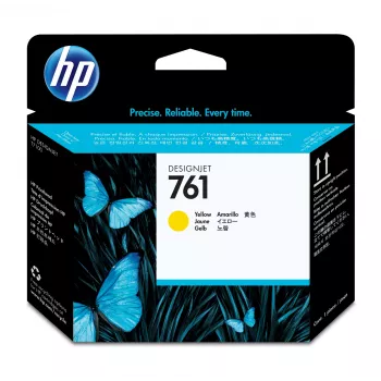 HP 761 Yellow Designjet Printhead, HP DesignJet T7100 Printer, Thermal inkjet, Yellow, Singapore, 28 mm, 143 mm
