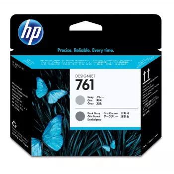HP 761 Gray/Dark Gray Designjet Printhead, HP DesignJet T7100 Printer, Thermal inkjet, Grey, Singapore, 28 mm, 143 mm