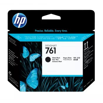 HP 761 Matte Black/Matte Black Designjet Printhead, HP DesignJet T7100 Printer, Thermal inkjet, Matte black, Singapore, 28 mm, 143 mm
