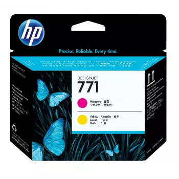 HP 771 Magenta/Yellow DesignJet Printhead, HP DesignJet Z6200 Photo Printer series, Thermal inkjet, Magenta, Yellow, Singapore, 28 mm, 143 mm