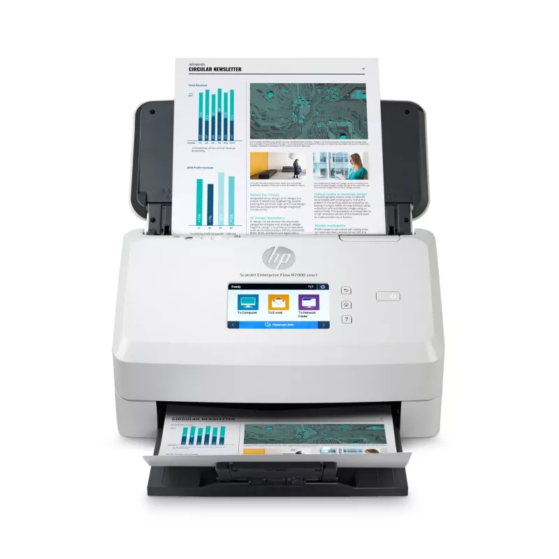 HP Scanjet Enterprise Flow N7000 Sheet-fed scanner 600 x 600 DPI A4 White