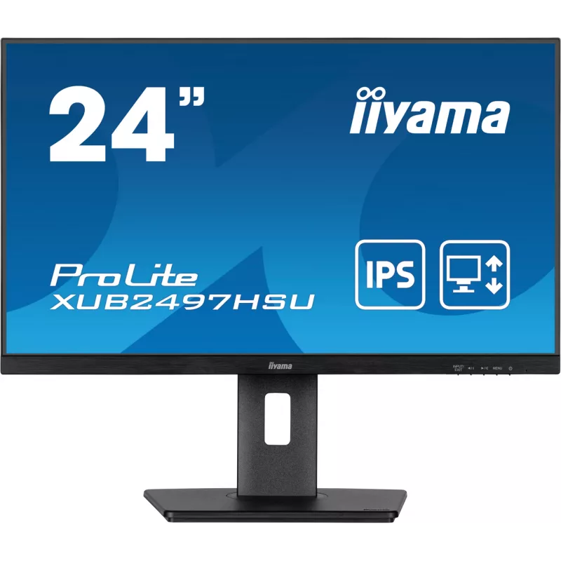 iiyama XUB2497HSU-B2 computer monitor 60.5 cm (23.8 inch) 1920 x 1080 pixels Full HD LED Black