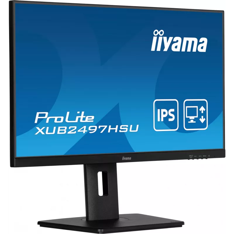 iiyama XUB2497HSU-B2 computer monitor 60.5 cm (23.8 inch) 1920 x 1080 pixels Full HD LED Black