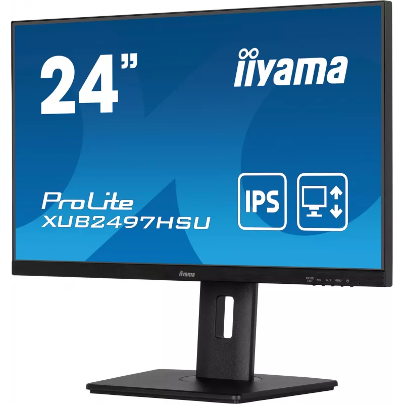 iiyama XUB2497HSU-B2 computer monitor 60.5 cm (23.8 inch) 1920 x 1080 pixels Full HD LED Black