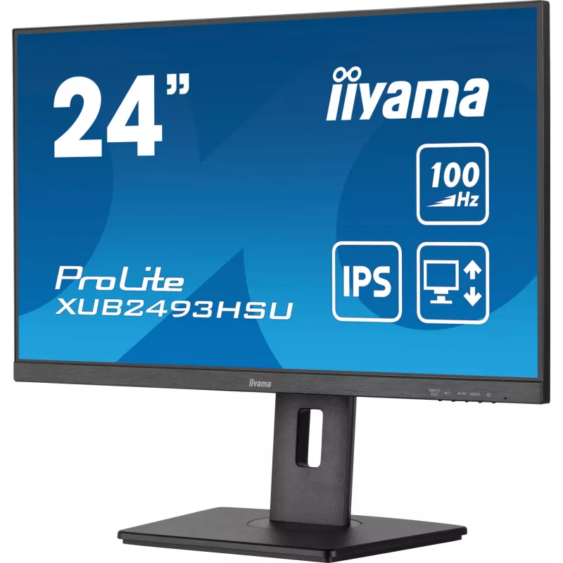 iiyama XUB2493HSU-B7 computer monitor 60.5 cm (23.8 inch) 1920 x 1080 pixels Full HD LED Black