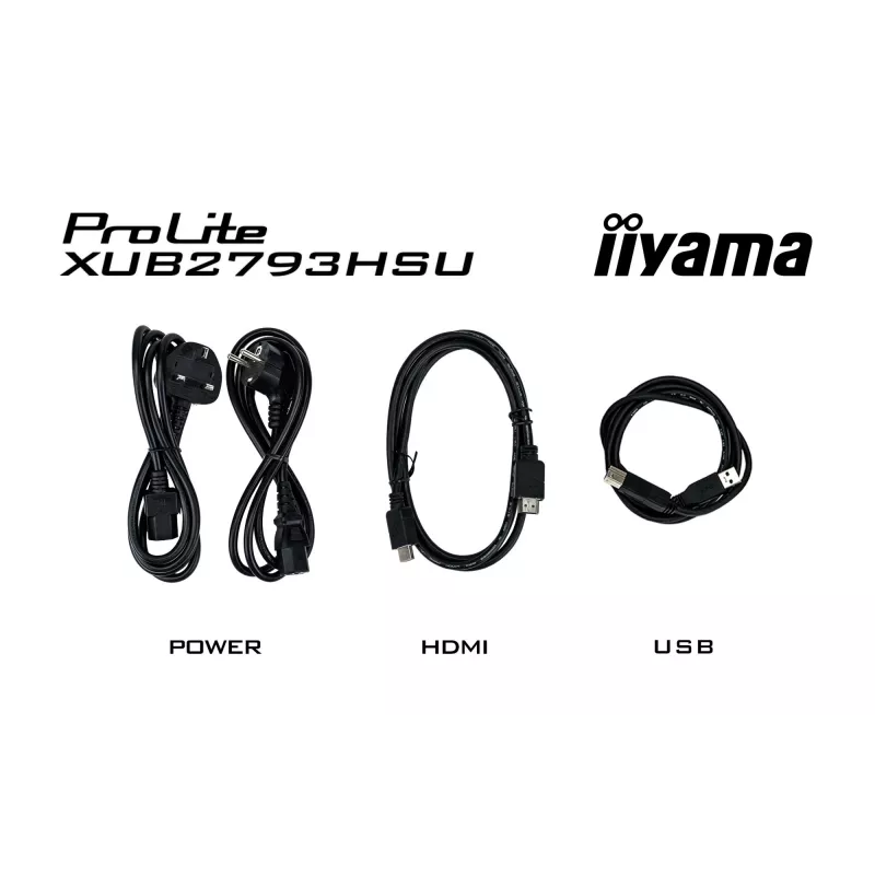 iiyama ProLite XUB2793HSU-B7 computer monitor 68.6 cm (27 inch) 1920 x 1080 pixels Full HD LED Black