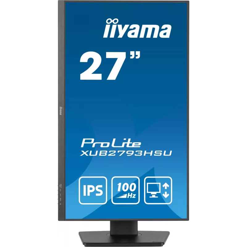iiyama ProLite XUB2793HSU-B7 computer monitor 68.6 cm (27 inch) 1920 x 1080 pixels Full HD LED Black