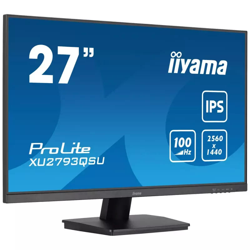 iiyama ProLite XU2793QSU-B7 computer monitor 68.6 cm (27 inch) 2560 x 1440 pixels Quad HD LED Black