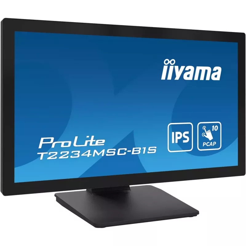iiyama ProLite T2234MSC-B1S computer monitor 54.6 cm (21.5 inch) 1920 x 1080 pixels Full HD Touchscreen Black