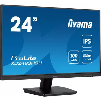 iiyama ProLite XU2493HSU-B7 computer monitor 60.5 cm (23.8 inch) 1920 x 1080 pixels Full HD LED Black