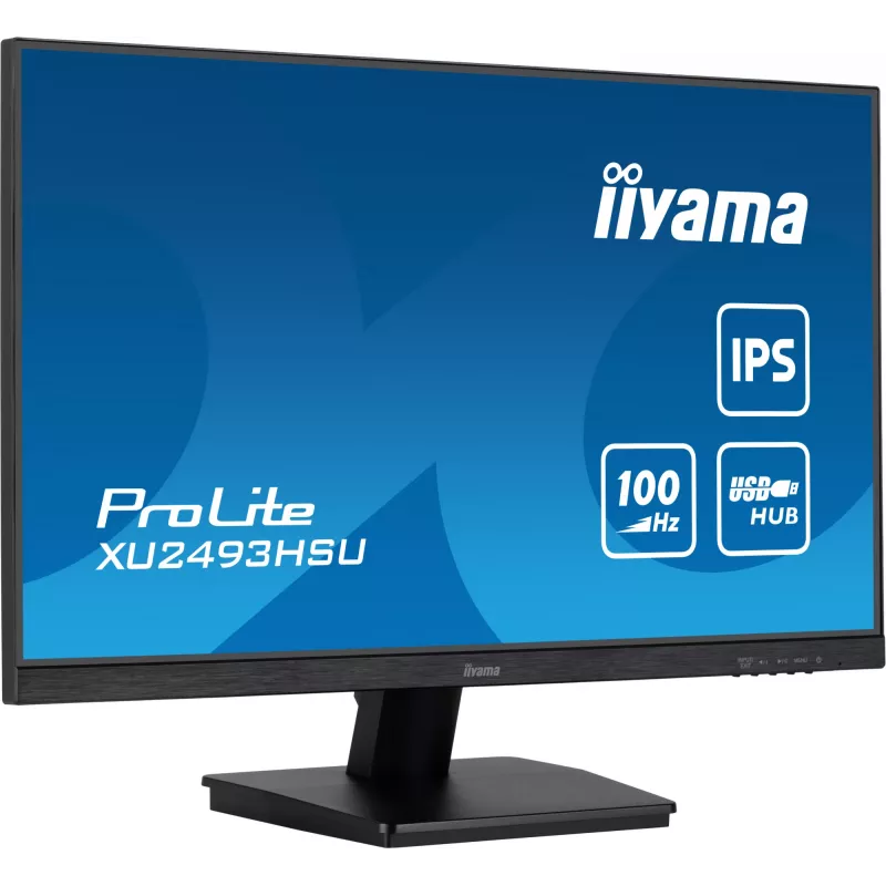 iiyama ProLite XU2493HSU-B7 computer monitor 60.5 cm (23.8 inch) 1920 x 1080 pixels Full HD LED Black