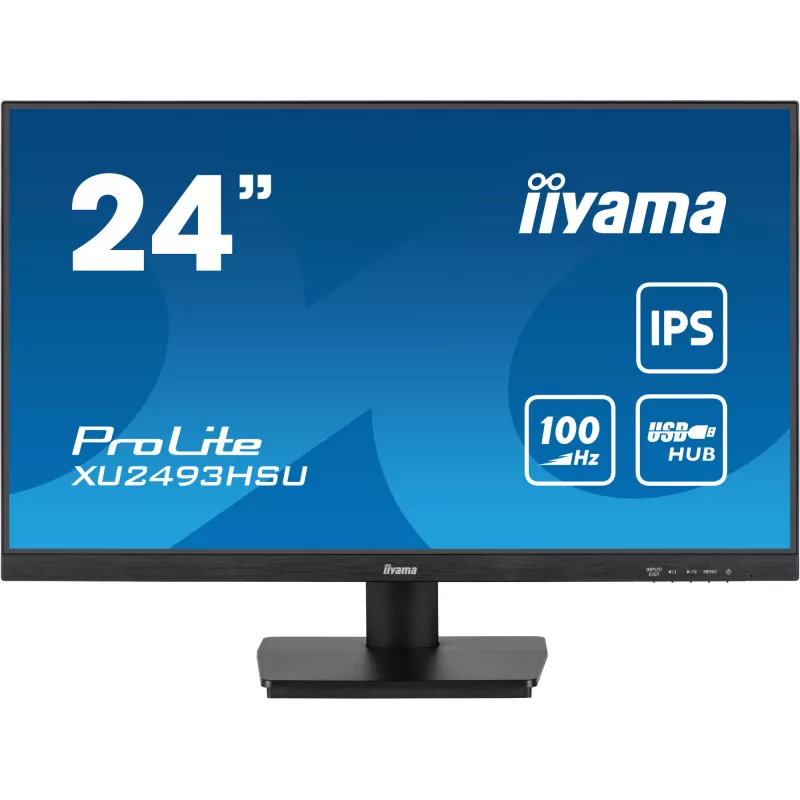 iiyama ProLite XU2493HSU-B7 computer monitor 60.5 cm (23.8 inch) 1920 x 1080 pixels Full HD LED Black