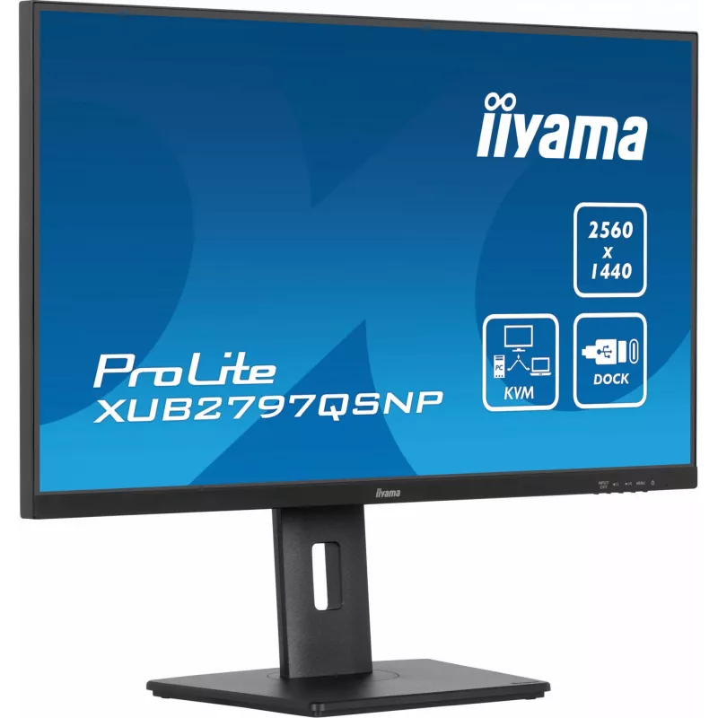 iiyama ProLite XUB2797QSNP-B1 computer monitor 68.6 cm (27 inch) 2560 x 1440 pixels Quad HD LED Black