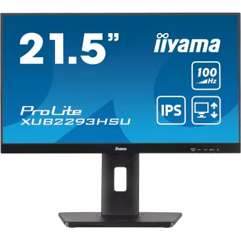iiyama ProLite XUB2293HSU-B7 computer monitor 54.6 cm (21.5 inch) 1920 x 1080 pixels Full HD LED Black