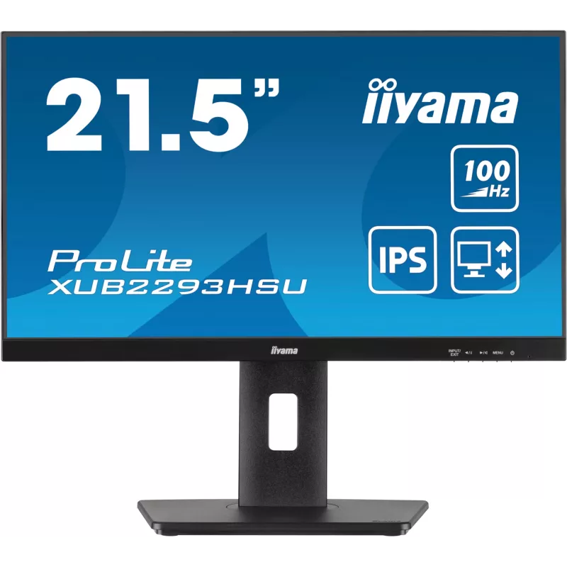 iiyama ProLite XUB2293HSU-B7 computer monitor 54.6 cm (21.5 inch) 1920 x 1080 pixels Full HD LED Black