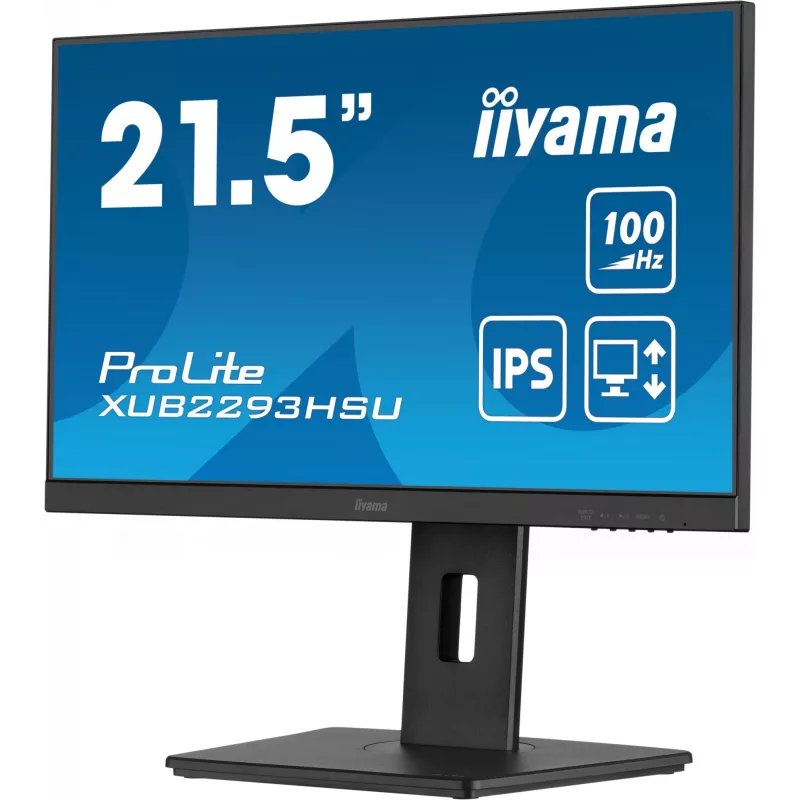 iiyama ProLite XUB2293HSU-B7 computer monitor 54.6 cm (21.5 inch) 1920 x 1080 pixels Full HD LED Black