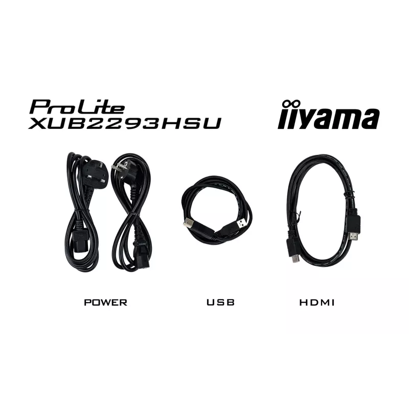iiyama ProLite XUB2293HSU-B7 computer monitor 54.6 cm (21.5 inch) 1920 x 1080 pixels Full HD LED Black