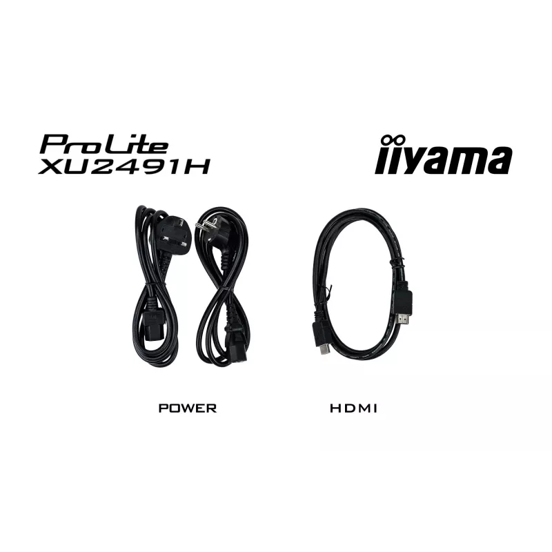 iiyama ProLite XU2491H-B1 computer monitor 60.5 cm (23.8 inch) 1920 x 1080 pixels Full HD LED Black
