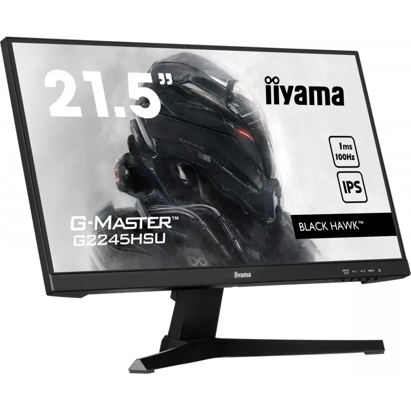 iiyama G-MASTER G2245HSU-B2 computer monitor 54.6 cm (21.5 inch) 1920 x 1080 pixels Full HD LED Black