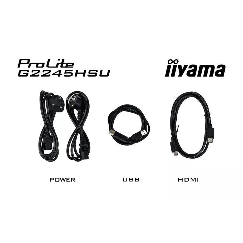 iiyama G-MASTER G2245HSU-B2 computer monitor 54.6 cm (21.5 inch) 1920 x 1080 pixels Full HD LED Black
