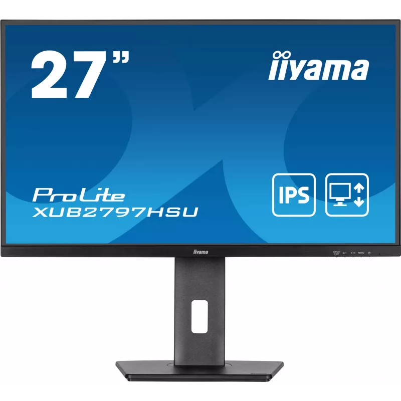 iiyama ProLite XUB2797HSU-B2 computer monitor 68.6 cm (27 inch) 1920 x 1080 pixels Full HD LED Black