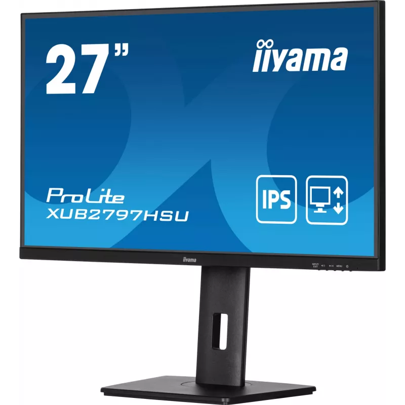 iiyama ProLite XUB2797HSU-B2 computer monitor 68.6 cm (27 inch) 1920 x 1080 pixels Full HD LED Black