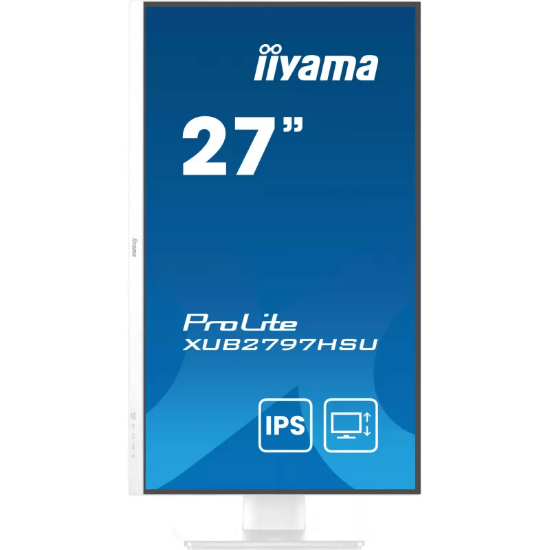 iiyama ProLite XUB2797HSU-W2 computer monitor 68.6 cm (27 inch) 1920 x 1080 pixels Full HD LED White