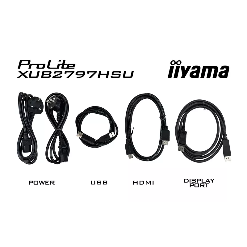 iiyama ProLite XUB2797HSU-W2 computer monitor 68.6 cm (27 inch) 1920 x 1080 pixels Full HD LED White