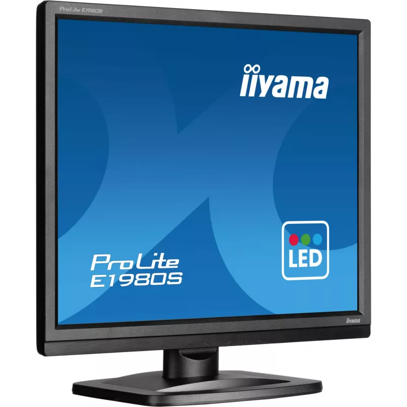 iiyama ProLite E1980S-B1 computer monitor 48.3 cm (19 inch) 1280 x 1024 pixels VGA LED Black